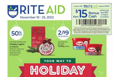 RITE AID Weekly Ad Flyer Specials November 19 to November 25, 2023