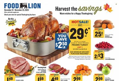 Food Lion Weekly Ad Flyer Specials November 15 to November 23, 2023