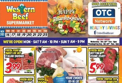 Western Beef (FL, NY) Weekly Ad Flyer Specials November 16 to November 23, 2023
