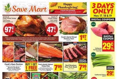 Save Mart (CA, NV) Weekly Ad Flyer Specials November 15 to November 23, 2023