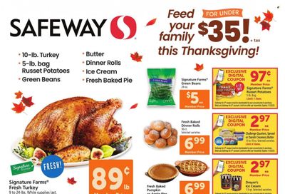 Safeway (CA) Weekly Ad Flyer Specials November 15 to November 23, 2023