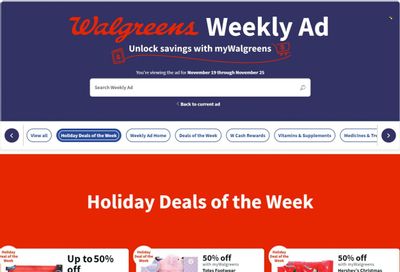 Walgreens Weekly Ad Flyer Specials November 19 to November 25, 2023