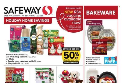 Safeway (MD, VA) Weekly Ad Flyer Specials November 17 to November 23, 2023