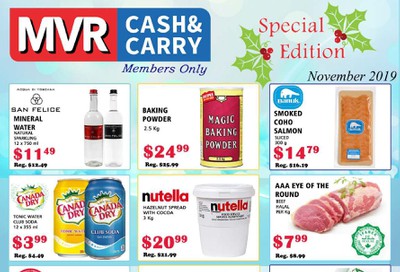MVR Cash and Carry Flyer November 1 to 30