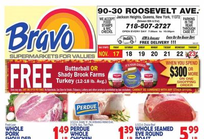 Bravo Supermarkets (CT, FL, MA, NJ, NY, PA) Weekly Ad Flyer Specials November 17 to November 23, 2023