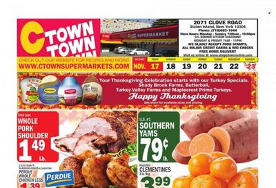 C-Town (CT, FL, MA, NJ, NY, PA) Weekly Ad Flyer Specials November 17 to November 23, 2023