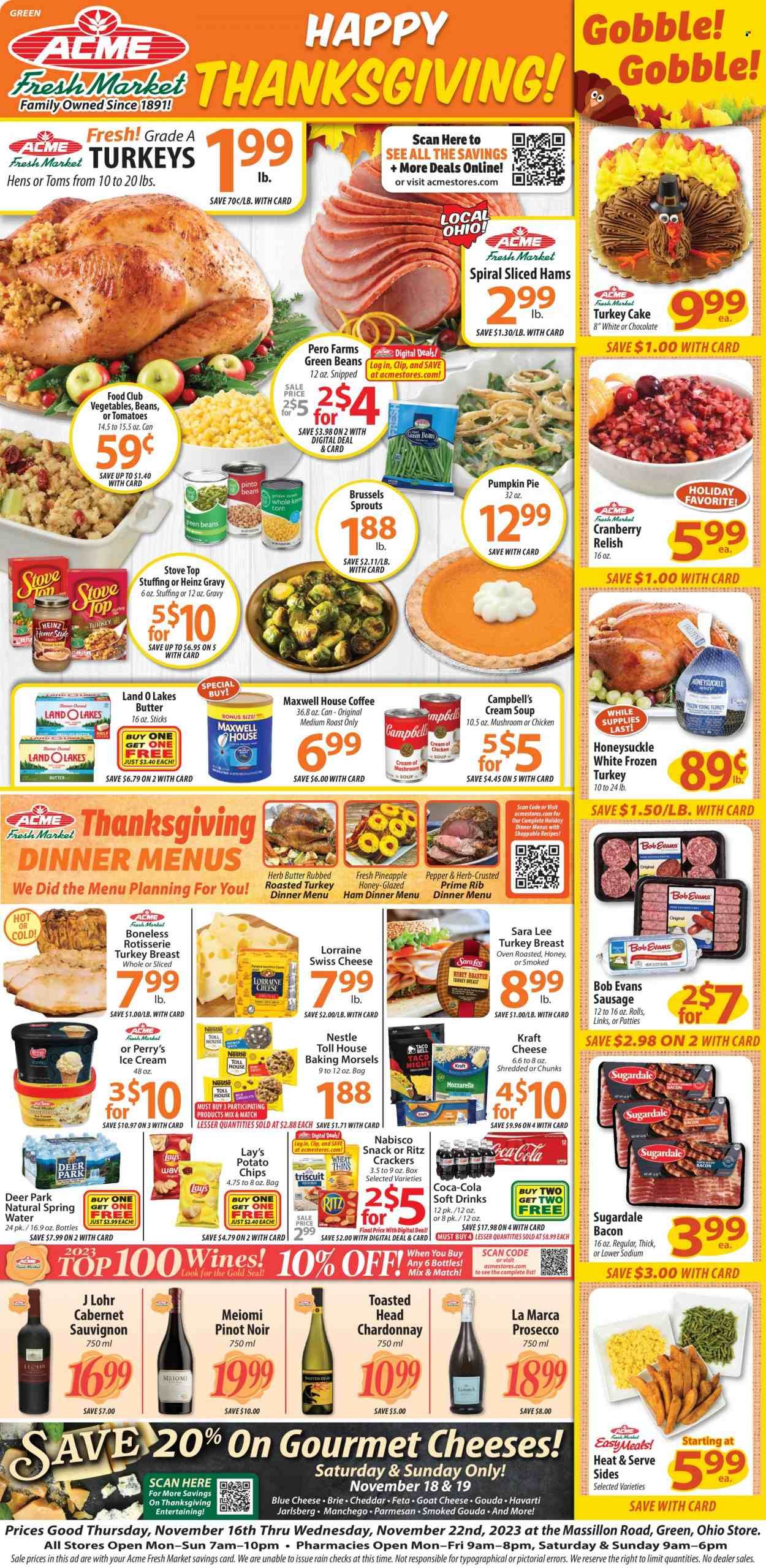 ACME Fresh Market (OH) Weekly Ad Flyer Specials November 16 to November 22, 2023