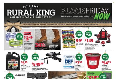 Rural King Weekly Ad Flyer Specials November 16 to November 21, 2023