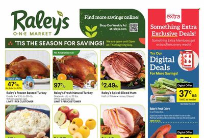 Raley's (CA, NV) Weekly Ad Flyer Specials November 15 to November 23, 2023