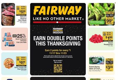 Fairway Market (CT, NJ, NY) Weekly Ad Flyer Specials November 17 to November 23, 2023