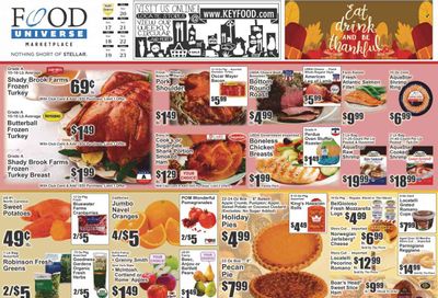 Food Universe (NY) Weekly Ad Flyer Specials November 17 to November 23, 2023