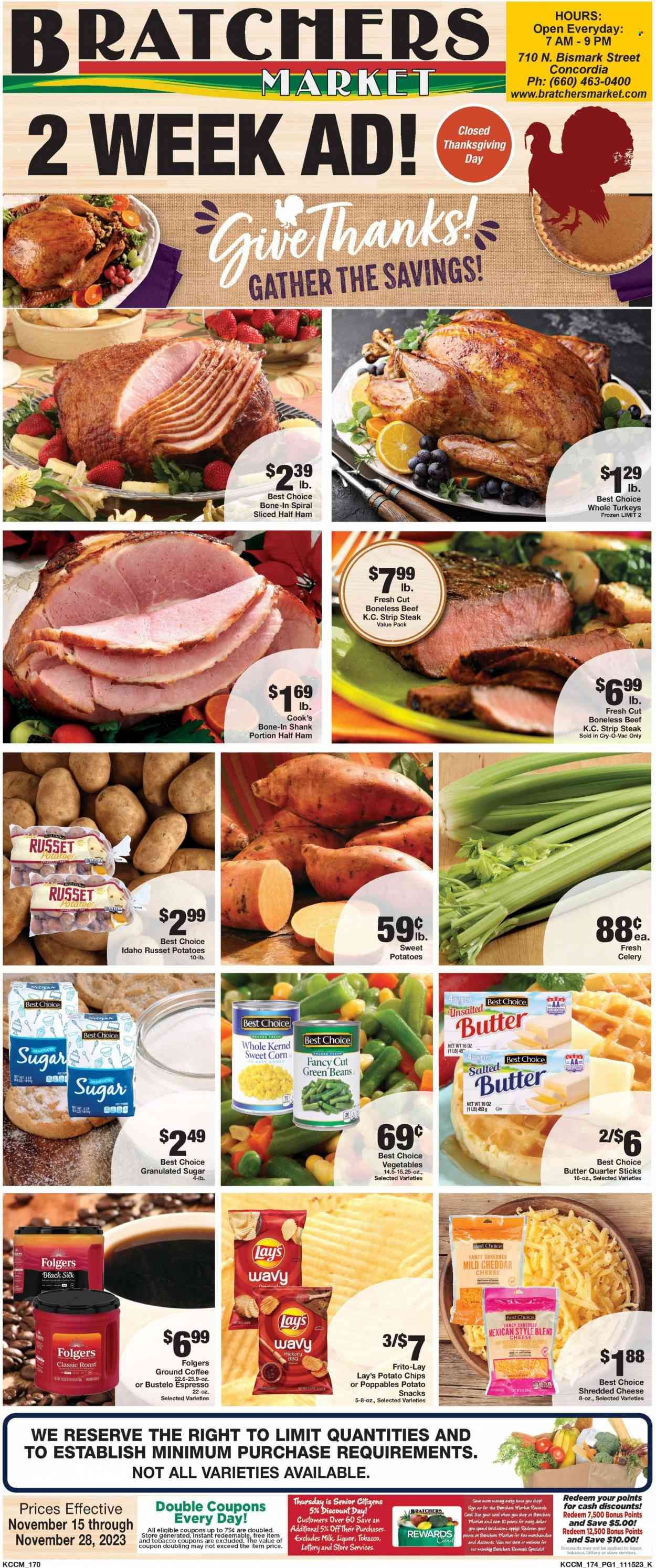 Bratchers Market (MO) Weekly Ad Flyer Specials November 16 to November 28, 2023