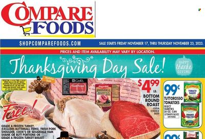 Compare Foods (CT, MD, NC, NJ, NY, RI) Weekly Ad Flyer Specials November 17 to November 23, 2023