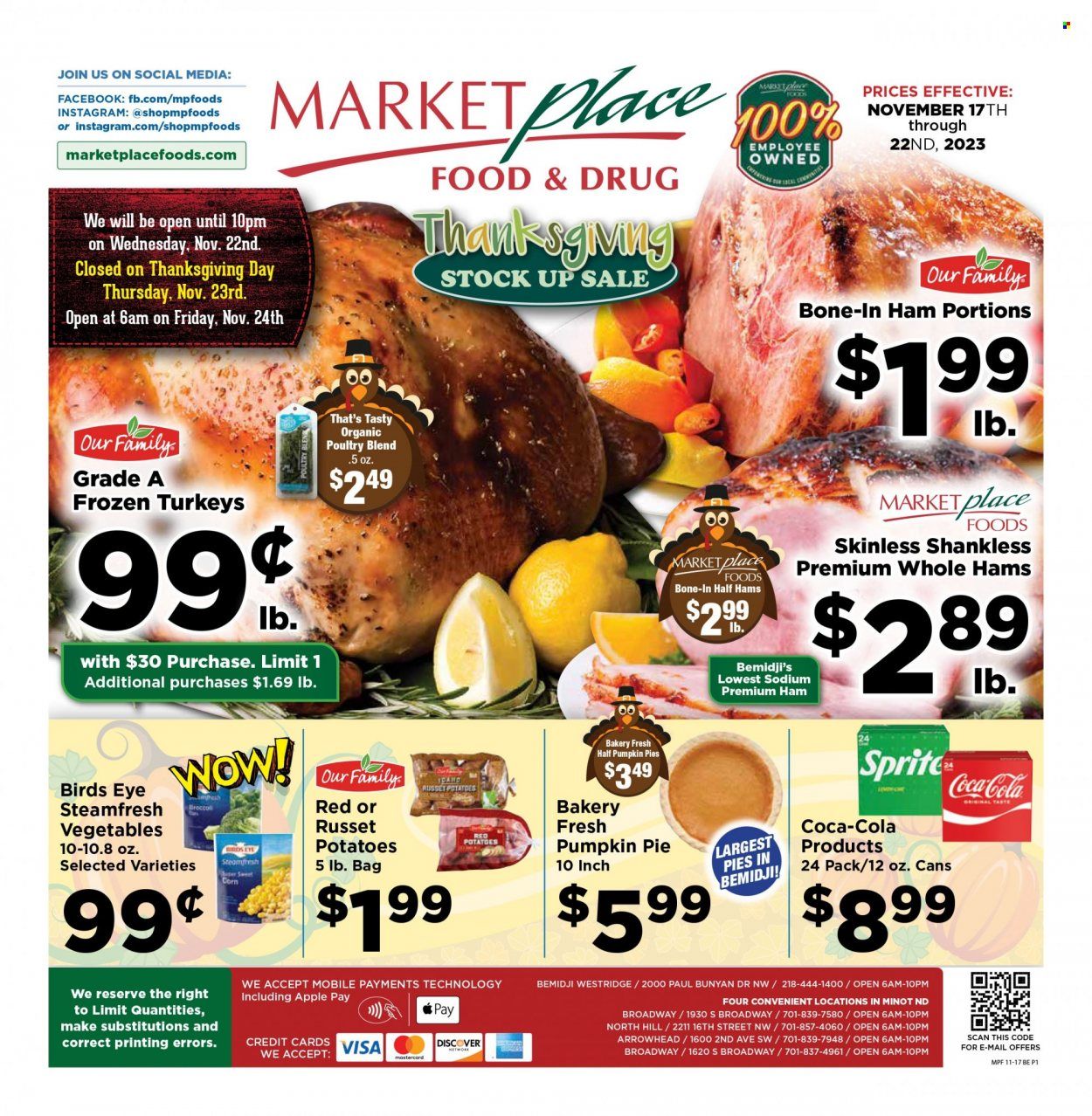 Marketplace Foods (MN) Weekly Ad Flyer Specials November 17 to November 22, 2023
