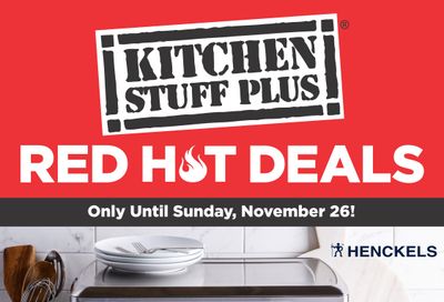 Kitchen Stuff Plus Red Hot Deals Flyer November 20 to 26