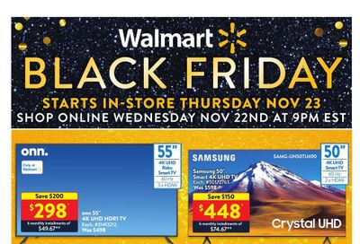 Walmart Black Friday Flyer November 23 to 29, 2023