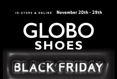 Globo Shoes Black Friday Flyer November 20 to 29