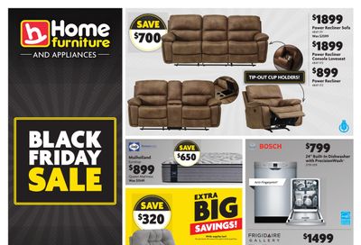Home Furniture  (ON) Black Friday Flyer November 20 to December 3