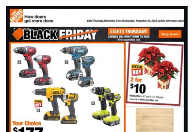 Home Depot (BC) Black Friday Flyer November 23 to 29