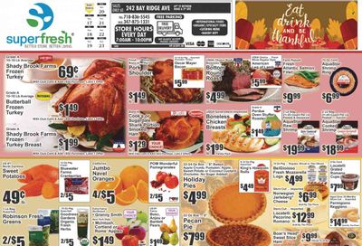 Super Fresh (NY) Weekly Ad Flyer Specials November 17 to November 23, 2023