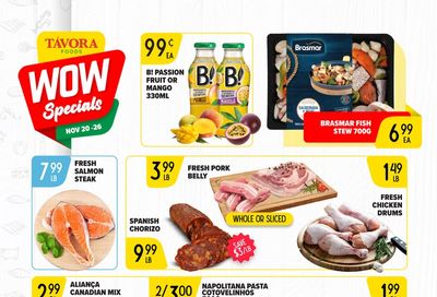 Tavora Foods Flyer November 20 to 26