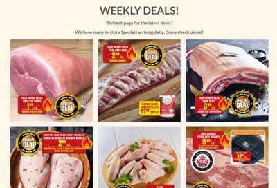 Robert's Fresh and Boxed Meats Flyer November 20 to 27