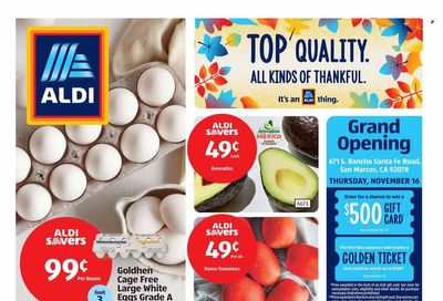 ALDI (CA) Weekly Ad Flyer Specials November 15 to November 21, 2023