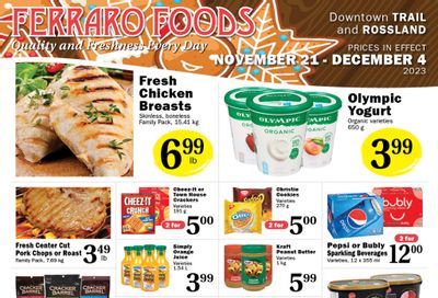 Ferraro Foods Flyer November 21 to December 4