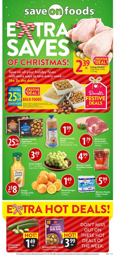 Save On Foods (BC) Flyer November 23 to 29