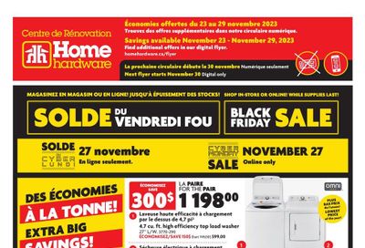 Home Hardware Building Centre (QC) Flyer November 23 to 29