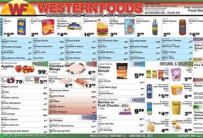 Western Foods Flyer November 22 to 28