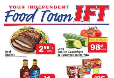 IFT Independent Food Town Flyer May 22 to 28