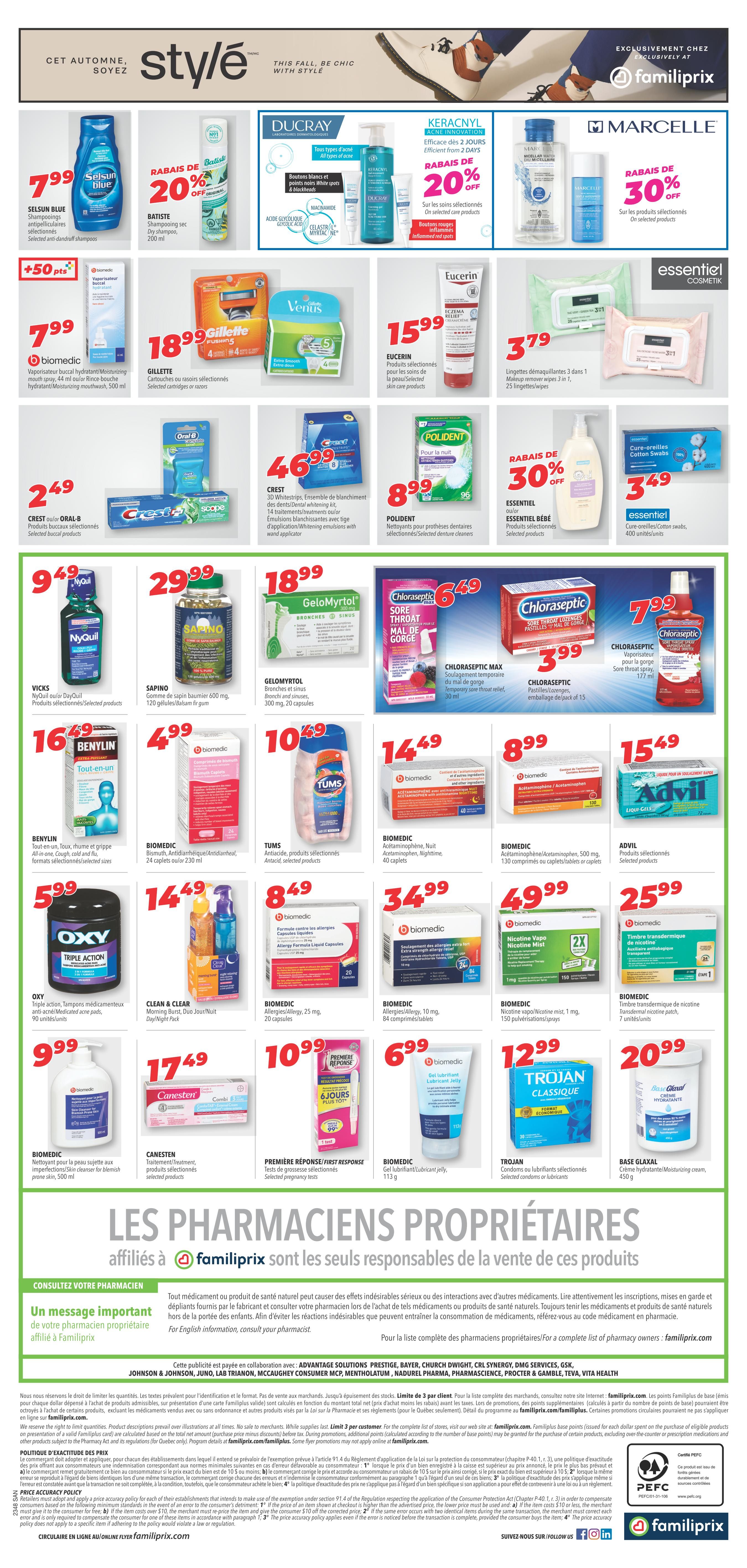 Familiprix Sante Flyer November 23 to 29