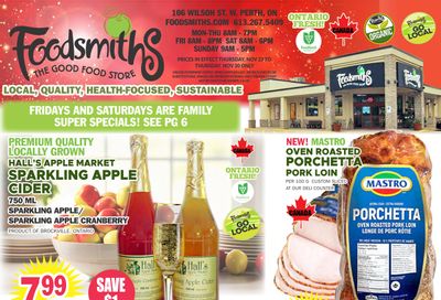 Foodsmiths Flyer November 23 to 30