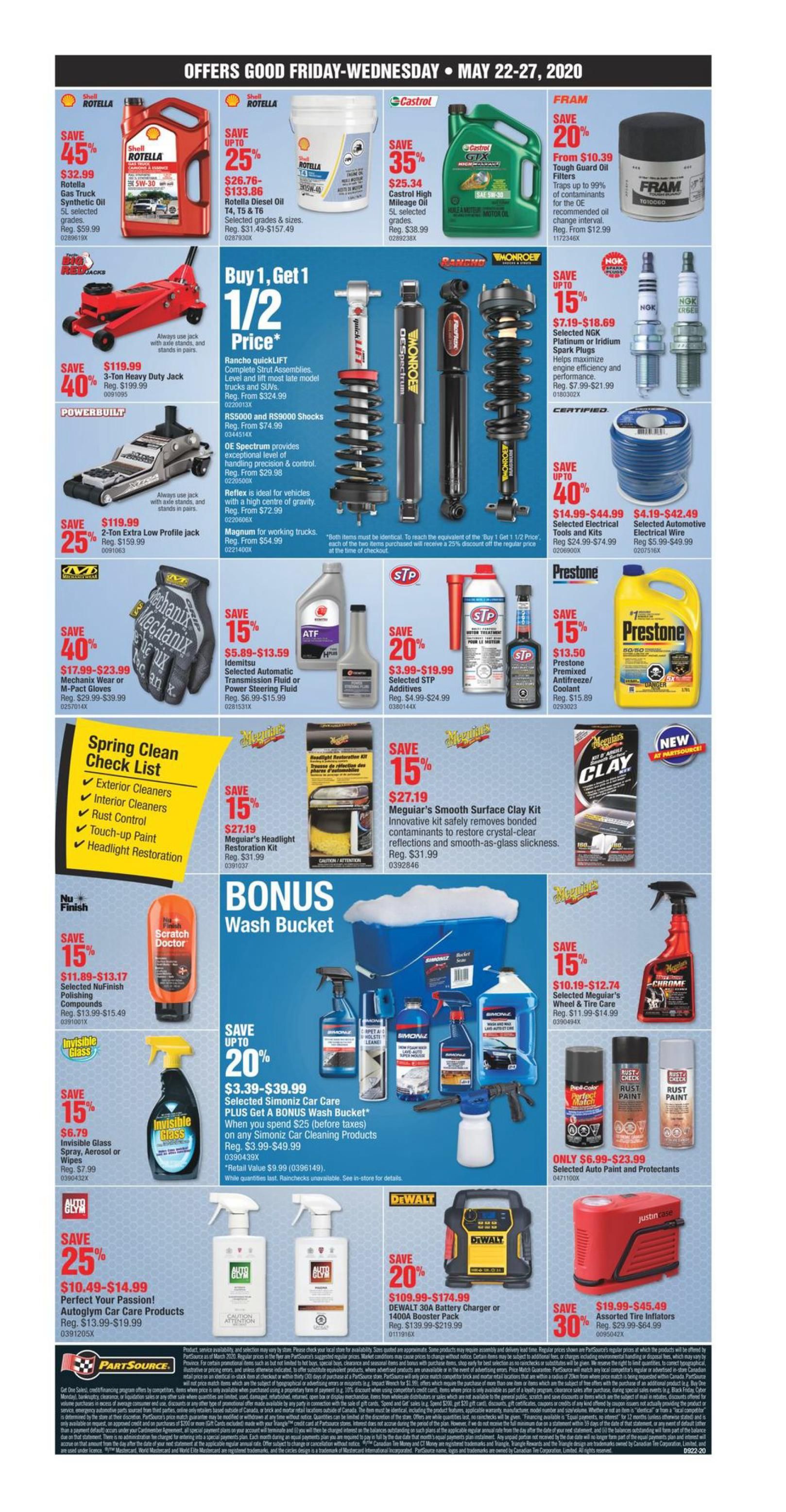 PartSource Flyer May 22 to 27