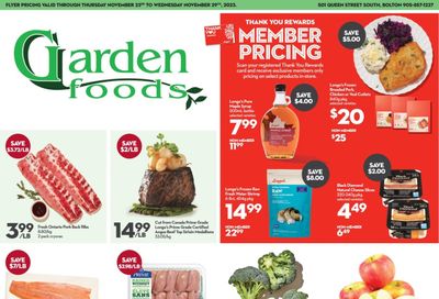 Garden Foods Flyer November 23 to 29