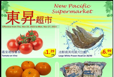 New Pacific Supermarket Flyer November 23 to 27