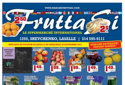 Frutta Si Flyer November 23 to 29