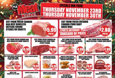M.R. Meat Market Flyer November 23 to 30