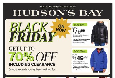 Hudson's Bay Black Friday Flyer November 24 to 28, 2023