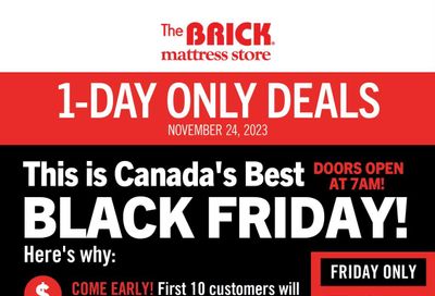 The Brick Mattress Store Black Friday Flyer November 24 to 26, 2023