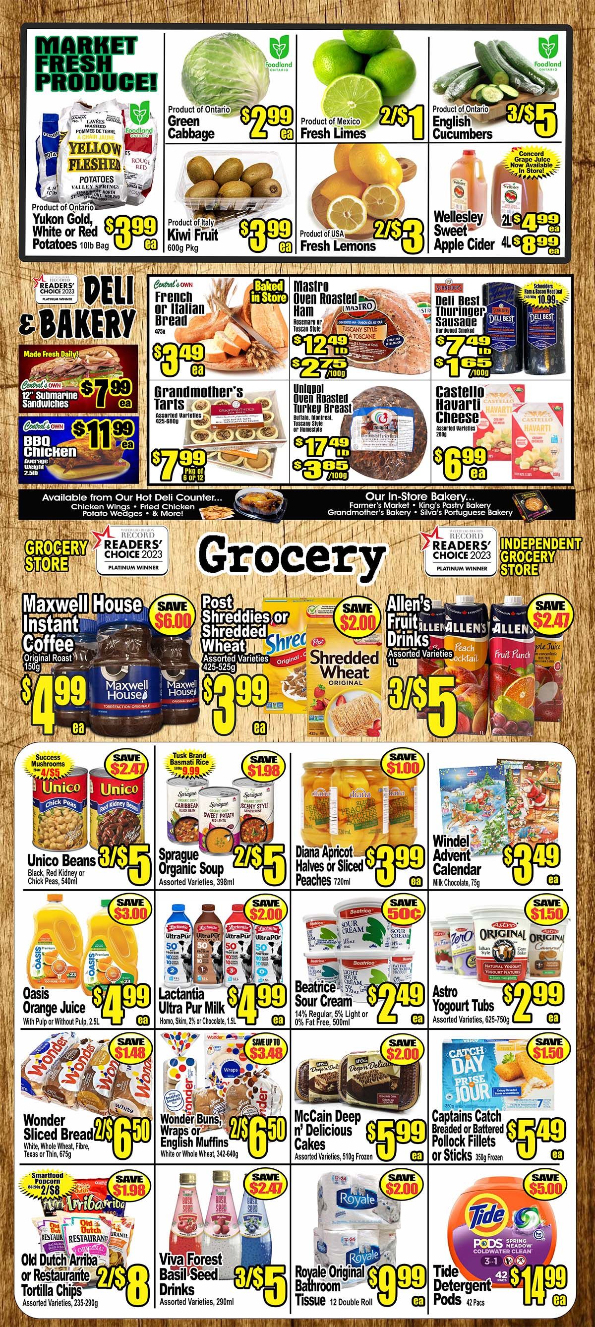Central Fresh Market Flyer November 23 to 30