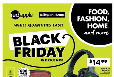The Bargain Shop & Red Apple Stores Black Friday Flyer November 24 to 26