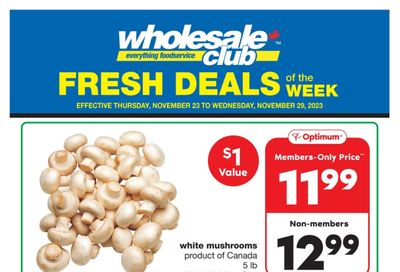 Wholesale Club (ON) Fresh Deals of the Week Flyer November 23 to 29