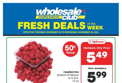 Wholesale Club (Atlantic) Fresh Deals of the Week Flyer November 23 to 29