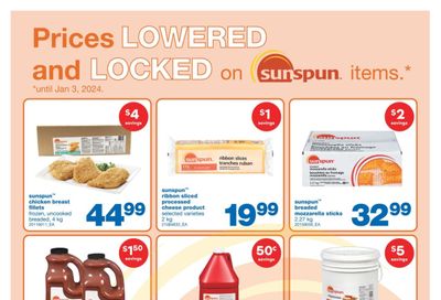 Wholesale Club (West) Sunspun Items Flyer November 16 to January 3