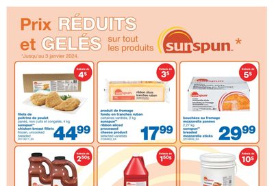 Wholesale Club (West) Sunspun Items Flyer November 16 to January 3