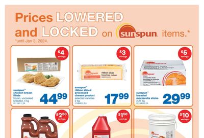 Wholesale Club (ON) Sunspun Items Flyer November 16 to January 3