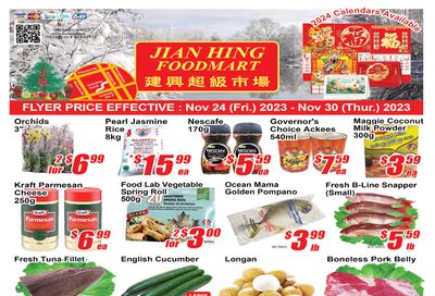 Jian Hing Foodmart (Scarborough) Flyer November 24 to 30