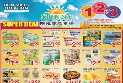 Sunny Foodmart (Don Mills) Flyer November 24 to 30